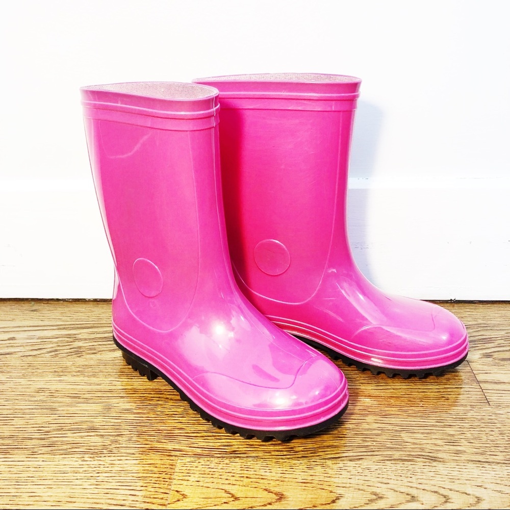 Pink Rain or Snow Boots Little Girl Size 1